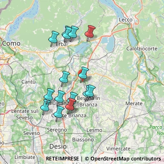 Mappa Via dell'Atleta, 20837 Veduggio con Colzano MB, Italia (7.2)