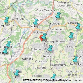 Mappa Via dell'Atleta, 20837 Veduggio con Colzano MB, Italia (3.1175)