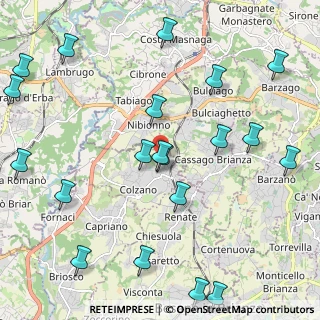 Mappa Via dell'Atleta, 20837 Veduggio con Colzano MB, Italia (2.708)