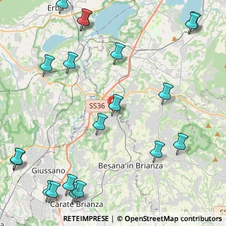 Mappa Via dell'Atleta, 20837 Veduggio con Colzano MB, Italia (6.271)