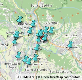 Mappa Piazzale Don Antonio Seghezzi, 24011 Almè BG, Italia (1.679)