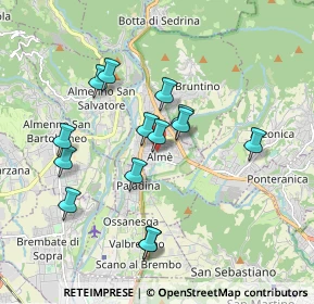 Mappa Piazzale Don Antonio Seghezzi, 24011 Almè BG, Italia (1.66143)