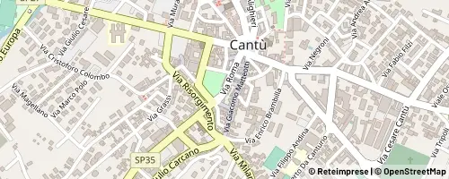 Mappa Cantù