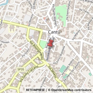 Mappa Via Giacomo Matteotti, 22, 22063 Cantù, Como (Lombardia)