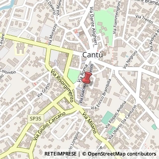 Mappa Via Giacomo Matteotti, 25, 22063 Cantù, Como (Lombardia)