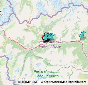 Mappa Via De Sales Monsignor, 11100 Aosta AO, Italia (14.31667)