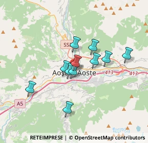 Mappa Via De Sales Monsignor, 11100 Aosta AO, Italia (2.59545)