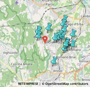 Mappa Via del Fontanile, 22040 Brenna CO, Italia (1.5475)