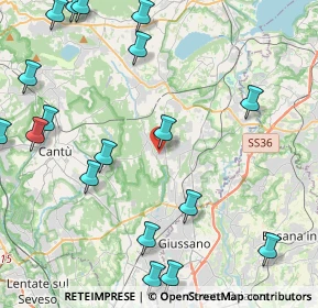 Mappa Via del Fontanile, 22040 Brenna CO, Italia (5.902)