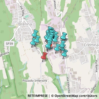 Mappa Via del Fontanile, 22040 Brenna CO, Italia (0.23571)