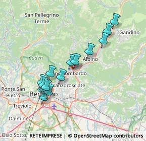 Mappa Via Acqua dei Buoi, 24027 Nembro BG, Italia (6.85571)