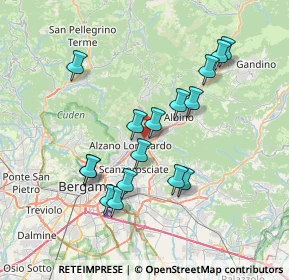 Mappa Via Acqua dei Buoi, 24027 Nembro BG, Italia (6.83625)