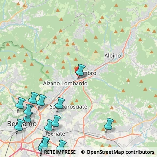 Mappa Via Acqua dei Buoi, 24027 Nembro BG, Italia (6.95267)