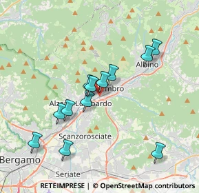 Mappa Via Acqua dei Buoi, 24027 Nembro BG, Italia (3.40083)