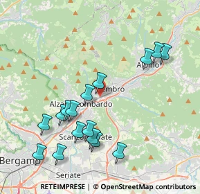 Mappa Via Acqua dei Buoi, 24027 Nembro BG, Italia (4.17438)