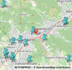 Mappa Via Acqua dei Buoi, 24027 Nembro BG, Italia (3.16867)