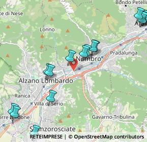 Mappa Via Acqua dei Buoi, 24027 Nembro BG, Italia (2.7025)