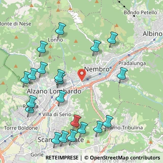 Mappa Via Acqua dei Buoi, 24027 Nembro BG, Italia (2.6055)