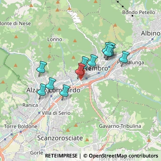 Mappa Via Acqua dei Buoi, 24027 Nembro BG, Italia (1.55)