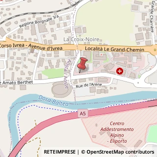Mappa Strada Croix Noire, 45, 11020 Aosta, Aosta (Valle d'Aosta)