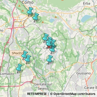Mappa Piazza Degli Alpini, 22063 Cantù CO, Italia (3.17182)