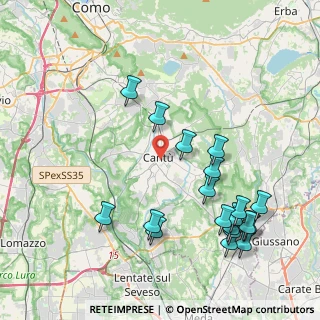 Mappa Piazza Degli Alpini, 22063 Cantù CO, Italia (4.66211)