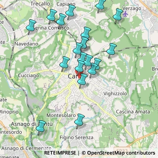Mappa Piazza Degli Alpini, 22063 Cantù CO, Italia (1.9475)