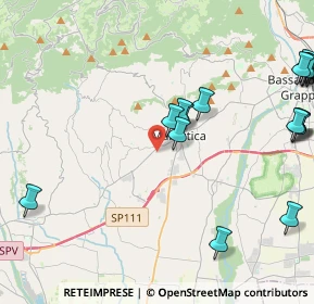 Mappa Via Praelle, 36063 Marostica VI, Italia (5.8915)