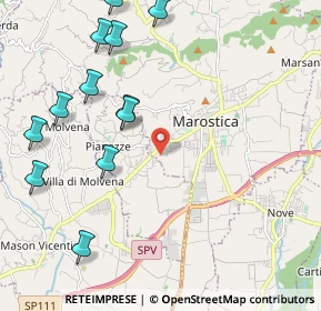 Mappa Via Praelle, 36063 Marostica VI, Italia (2.5325)