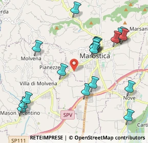 Mappa Via Praelle, 36063 Marostica VI, Italia (2.28684)