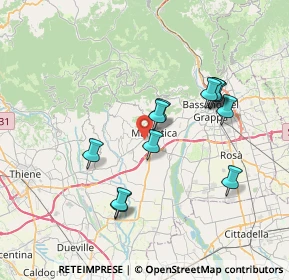 Mappa Via Praelle, 36063 Marostica VI, Italia (6.6275)