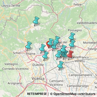 Mappa Via Praelle, 36063 Marostica VI, Italia (11.218)
