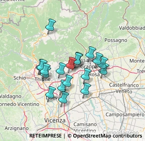 Mappa Via Praelle, 36063 Marostica VI, Italia (10.66842)