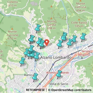 Mappa Via Montelungo, 24022 Alzano Lombardo BG, Italia (0.9395)
