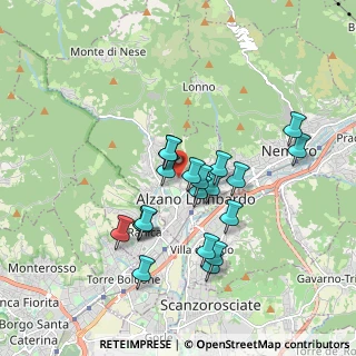 Mappa Via Montelungo, 24022 Alzano Lombardo BG, Italia (1.574)