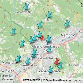 Mappa Via Montelungo, 24022 Alzano Lombardo BG, Italia (2.2075)