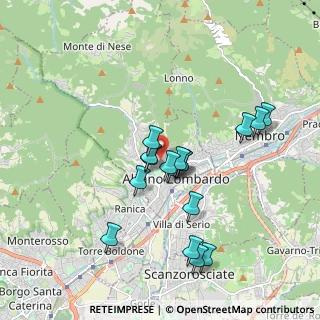 Mappa Via Montelungo, 24022 Alzano Lombardo BG, Italia (1.61529)