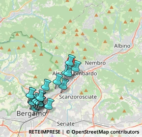 Mappa Via Montelungo, 24022 Alzano Lombardo BG, Italia (4.5605)