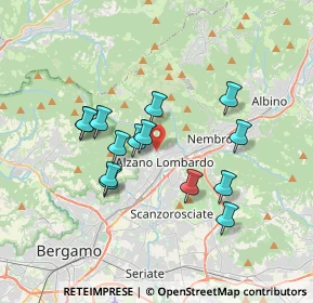 Mappa Via Montelungo, 24022 Alzano Lombardo BG, Italia (3.07929)