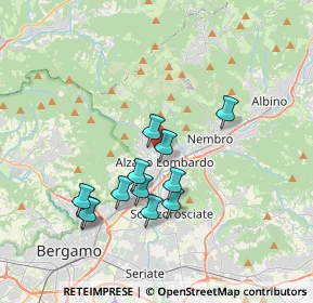 Mappa Via Montelungo, 24022 Alzano Lombardo BG, Italia (3.22833)