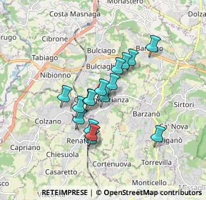 Mappa Via Martiri della Libertà, 23893 Cassago Brianza LC, Italia (1.28)