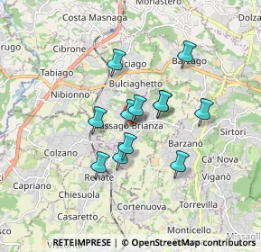 Mappa Via Martiri della Libertà, 23893 Cassago Brianza LC, Italia (1.27667)