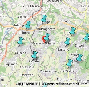 Mappa Via Martiri della Libertà, 23893 Cassago Brianza LC, Italia (2.31083)