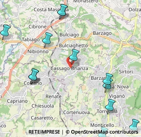 Mappa Via Martiri della Libertà, 23893 Cassago Brianza LC, Italia (2.72231)