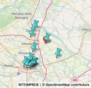 Mappa Vicolo Marmolada, 31052 Maserada sul Piave TV, Italia (7.62385)