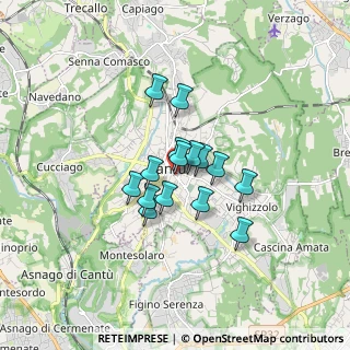 Mappa Viale Madonna, 22063 Cantù CO, Italia (1.09467)