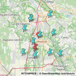 Mappa Via Grigna, 22073 Fino Mornasco CO, Italia (3.81923)