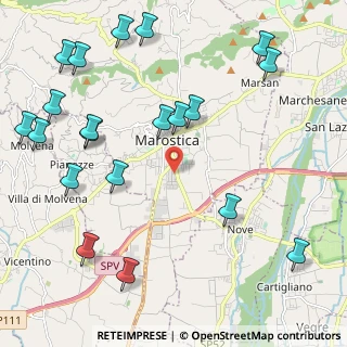 Mappa Via Leonardo da Vinci, 36063 Marostica VI, Italia (2.734)