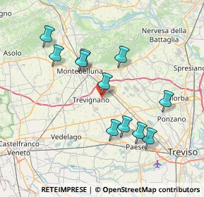 Mappa Via Solagna, 31040 Trevignano TV, Italia (7.13364)