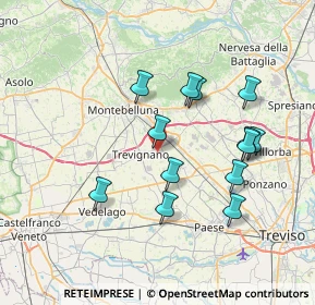 Mappa Via Solagna, 31040 Trevignano TV, Italia (6.84923)